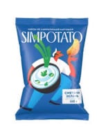 Чипсы Simpotato со вкусом сметаны и зелени