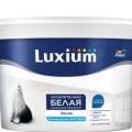 Краска для потолков Luxium Ослепительно Белая