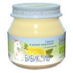 Пюре Бибиколь груша и козий творожок